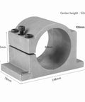 Heavy Duty Cnc Spindle Motor Mount Bracket Locks Down 80Mm And 100Mm Sizes With Rock Solid Precision Cast Aluminum Construction