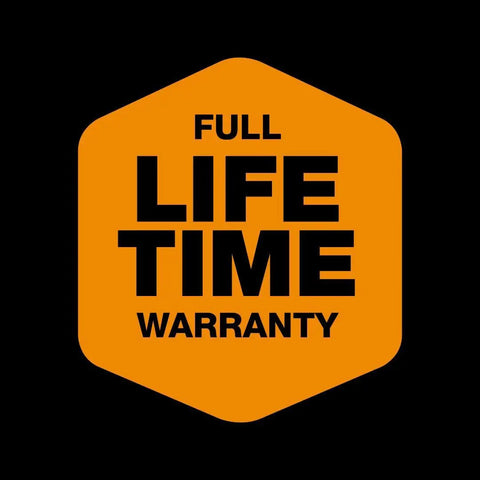 Full lifetime warranty badge for Premier No 8 Easy Action Scissors for DIY Fabric and Craft Cutting, 10 Inch Spring Action Shears image