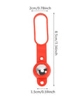 Cryfokt 8PCS Magnetic Stud Finder 27 Lbs Force for Nails Screws red tool with a circular magnet and a hook for easy hanging.