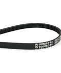 Bulletproof Washer Drive Belt Replacement Part Premium Rubber For Front Load And Top Load Washers Easy Install Fixes Spin Problems Noisy Operation Burning Smell Fits Common US Brands And Similar Models black W10006384 washer drive belt