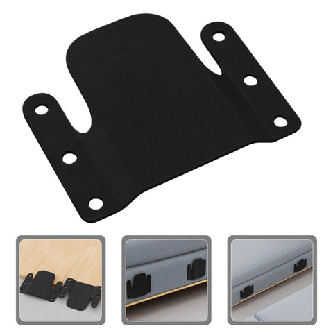 Sectional Couch Connectors Kit Easy Install Sofa Hooks 4 Pack Iron Furniture Parts for modular sofa assembly and secure connection