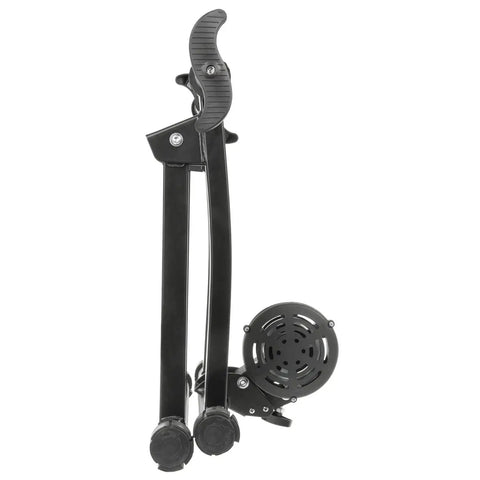 Yoke'n'Roll 60 Eco Exercise Trainer For Adult Bikes 26 To 29 Inch folded with sturdy steel frame and magnetic brake