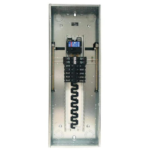 Image of an electrical panel with installed AFCI Arc Breaker 20 Amp 1 Pole For Easy Install No Brainer Arc Fault Protection For Your Home Wiring Fast Response Reliable Trips Peace Of Mind Safer Circuits And Prevent Electrical Fires, demonstrating circuit safety.