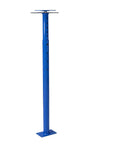 Rock Solid Adjustable Steel Jack Post Heavy Duty Structural Support 16070 Pound Capacity Beam Stabilizer in blue color.