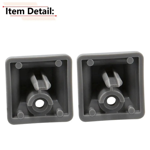 Sun Visor Clip Retainer Gray 2 Pack For Ford E Series Econoline Vans 2008-2014 Direct Fit Replacement Part 3C2Z-5404132-AAB