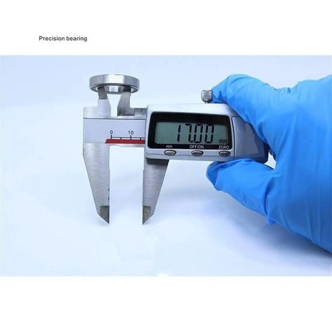 Precision measuring 17mm with caliper for 10 Pack Premium 6803 RS Deep Groove Ball Bearings, Tiny 17mm By 26mm.