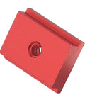 Premium Aluminum Alloy T Slot Nut For Woodworking Holds Tight On Table Saws Miter Saws Drill Press Tables Milling Machines With Secure Fit, red alloy construction.