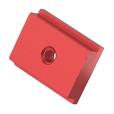 Premium Aluminum Alloy T Slot Nut For Woodworking Holds Tight On Table Saws Miter Saws Drill Press Tables Milling Machines With Secure Fit, red alloy construction.