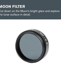 Moon filter in All-In-One Telescope Accessory Kit With Five 1.25-Inch Plossl Eyepieces, 2x Barlow Lens, And Filter Set.
