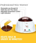 DIY Starter Waxing Kit For Home Or Pro Salon Use With All Purpose Honee Wax, wax warmer with adjustable temperature control features