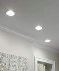 Ceiling with installed Daylight LED BR30 Dimmable Flood Bulb 65W Replacement, 9W Draw, 685 Lumens, 5000K Cool Daylight
