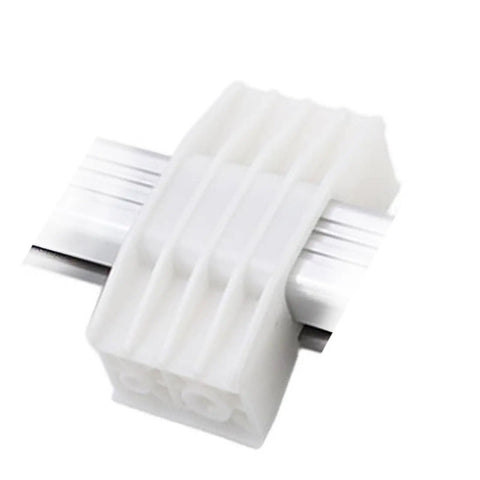 Top Shelf Linear Actuator Slide Block For Electric Push Rod Smooth Low Noise Replacement Part With Internal Threaded Tube and Bully Proof ABS Premium Build on aluminum track.
