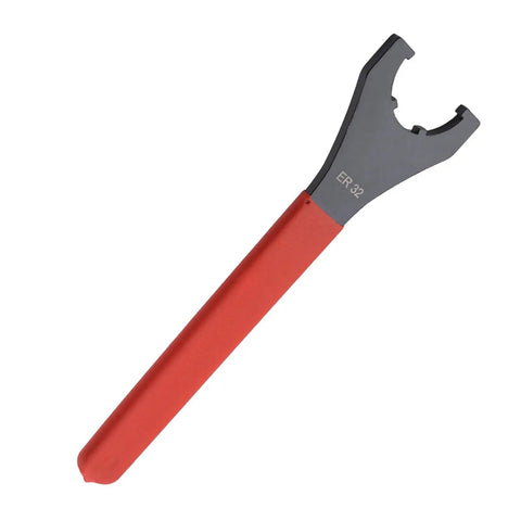 Spanner Clamping Nut Wrench For ER32 Collet Nuts Red Rock Solid Precision Collet Chuck Wrench For CNC Milling Lathe Engraving Machines