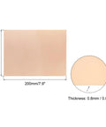 FR4 Copper Clad Laminate PCB Single Sided 200 X 150 X 0.8mm DIY Prototyping Board dimensions with thickness detail