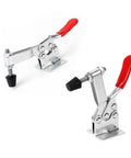 Eight Piece Iron Toggle Latch Clamp Set With Low Profile Design For Easy Release And Strong Hold Down Anti Slip Quick Release Clamps