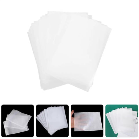 Foam Cushioning Pouches Pro Grade Pack Of 100 Full Coverage EPE Pearl Cotton Wrap for fragile items and cups in white