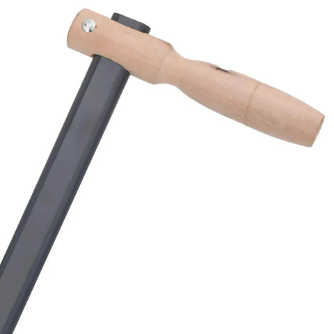 Scythe With Grinding Stone, Curved Steel Blade, Wood Handle, 145 Cm Snath, Ideal For Garden Weeding, Grass Cutting, And Crop Harvesting