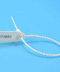 Plastic Tamper Seals And Pull Tight Zip Ties For Security Tags Numbered Disposable Self Locking Ties 250mm Length White 100 Pieces