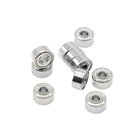 Premium Miniature Electrical Motor Ball Bearings With Double Sealed Deep Groove Build For Dead Smooth Zero Drama Operation Pre Greased Abec Nine Three Z Z Size Three X Eight X Four Mm Ten Pack