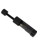 Black tool from Watch Link Removal Kit For Easy DIY Band Adjustments, Spring Bar Remover Tool Set with golden pin detail