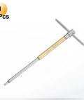Real Heavy Duty 4Mm Metric Sliding T Handle Hex Key Wrench with smooth spin sleeve and chrome vanadium steel construction.