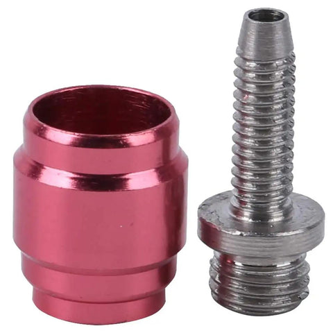 Hydraulic Disc Brake Fitting Kit With Quick Connect Heads And Install Tool For Bicycle Hose Replacement Olive Inserts close-up