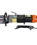 Get This Heavy Duty Portable Electric Rebar Cutter For Swift, Precise Steel Bar Bending, featuring a sleek design and powerful motor.