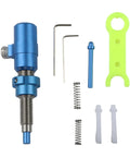 Premium Plunger Button For Recurve Bow Precision Arrow Rest Pressure Screw with tools in blue aluminum and components