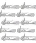 30 Pack Plastic Shelf Support Pegs for Cabinets and Wood Shelves Burr Free Smooth Surface Clear Pegs