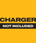 "Charger Not Included" text for 20V Max XR 5Ah Lithium Ion Battery Two Pack With LED Charge Indicator Delivers Long Runtime For Heavy Duty Drilling Grinding And Impact Work On The Jobsite Workhorse Power For Demanding Projects