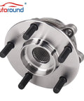 Front Wheel Hub And Bearing Assembly For Mazda 6 2014 2019 And CX5 2013 2022 Replacement 513347 with 5 lug ABS flange close-up
