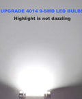 Six Pack Festoon LED Bulbs Kit 28mm 29mm 6614F 6641 6612F With 9 SMD 4014 Chips Ultra Bright 6000K White bulb in use