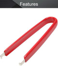 Heavy Duty IC Puller And Chip Extractor Kit Featuring Stainless Steel Construction And Insulated Vinyl Grip To Safely Remove Pin Components Without Static Nonsense Includes 5 Legit Essential Tools - red insulated grip tool for circuit extraction.