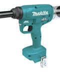 Badass 18V Lithium Ion Brushless Cordless Rivet Tool With Tough As Nails 20 KN Pulling Force Tool Only side view with ergonomic grip.