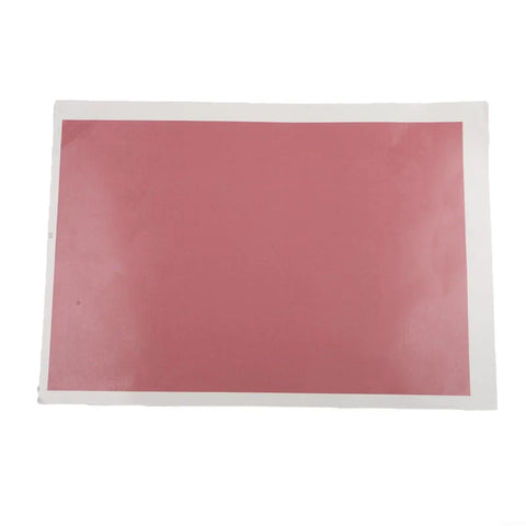 DIY Friendly Colored Engraving Marking Paper for Metal Cups and Tableware Kit, 39x27 cm, red sheet with border