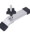 Heavy Duty T Track Hold Down Clamps Made Of Aluminum For Woodworking Jigs To Secure Workpieces On CNC Router Table Saw And Drill Press With M8 Thread 6.3 Inch Long Grip For Pros, aluminum clamp with star knob and M8 thread.