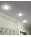 Ceiling with recessed lighting using 75 Watt Equivalent BR40 Dimmable Energy Star LED Light Bulb Bright White For Indoor Flood Lighting And Recessed Cans Or Track Fixtures Two Pack Great For Home Use