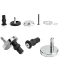 Two Piece Toilet Seat Hinge Set Easy Install No Tool Needed Top Fix Hinges With Soft Close Quick Release Connector Replacement Screws