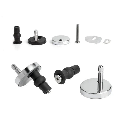 Two Piece Toilet Seat Hinge Set Easy Install No Tool Needed Top Fix Hinges With Soft Close Quick Release Connector Replacement Screws