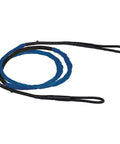 Matrix Archery Replacement Crossbow String For Hunting And Target Shooting, black and blue string coiled with loops, 1 Pack.