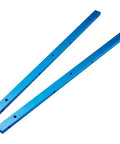 Two 18 inch aluminum miter bars for easy glide on table saws, router tables, and workbenches, fits standard 3/4 x 3/8 miter slots