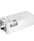 Switch Power Supply 750W To 3000W With 48V 50A Output, High Efficiency Voltage Regulator Module For Industrial Use, Heavy Duty 2400 48V System, Overload Protection, Quiet Cooling, Pro Grade For Industrial Projects. White metal 48V DC power supply with vented enclosure