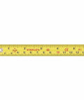 PowerLock 16-Foot Tape Measure With Tru-Zero End Hook, Chrome ABS Case, showing easy read yellow measurement blade