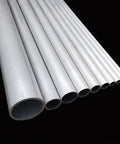 Sixteen Inch Aluminum Round Tube With Five Sixteenth Inch Outer Diameter And One Millimeter Wall Thickness Hollow Seamless Tubing Made From 6063 Aluminum Six Piece Set For Lightweight Crafting And Welding And DIY Projects.
