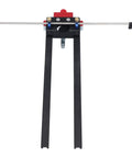 Dead On Accuracy Drawer Punch Locator And Drilling Positioner For Woodworking Projects. Solid aluminum alloy construction for precise drill alignment.