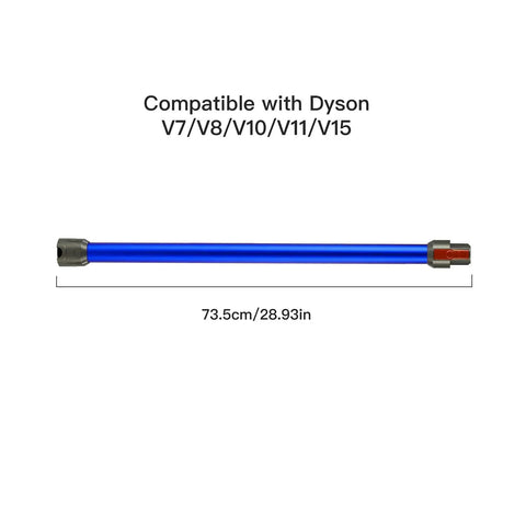 Replacement Quick Release Extension Wand For Dyson V7 V8 V10 V11 V15 Series And V7 Trigger Vacuums, blue 28 inch reach tubing