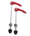 No Tool Quick Release Wheel Skewers For Front And Rear Bikes High Temperature Wear Resistant Alloy Levers Easy Install For Mountain And Road Bikes Red