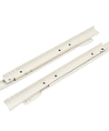 Heavy Duty Rock Solid Cold Rolled Steel Drawer Slides Two Section Soft Close Cabinet Hardware For Kitchen Furniture Super Smooth Glide No Fuss Install 35 Cm, shown side by side.