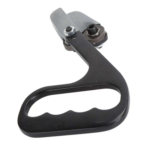 Manual Hand Pull Sheet Cutter For Metal And Plastic in black, designed for cutting iron, copper, aluminum, and more in DIY workshops.