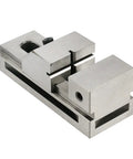 Heavy Duty Two Inch Machine Vise Built Like A Tank For Rock Solid Clamping On Cnc Mills And Surface Grinders, showing alloy steel jaws.